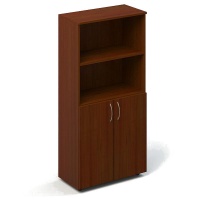 Офисный шкаф для документов с открытыми полками 700х350х1450 недорого на заказ в Красноярске